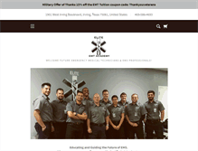 Tablet Screenshot of eliteemtacademy.com